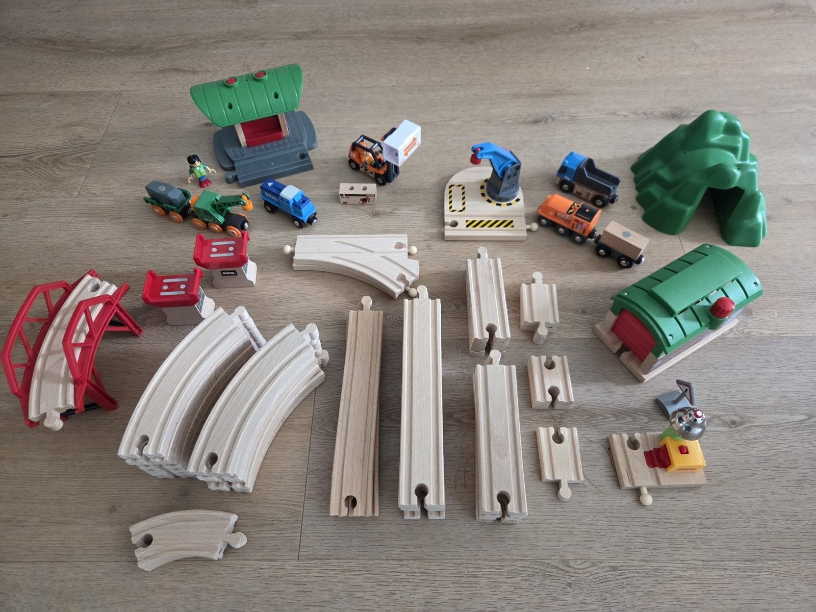 Grote Brio Treinset met veel onderdelen, Ophalen of Verzenden, Zo goed als nieuw
