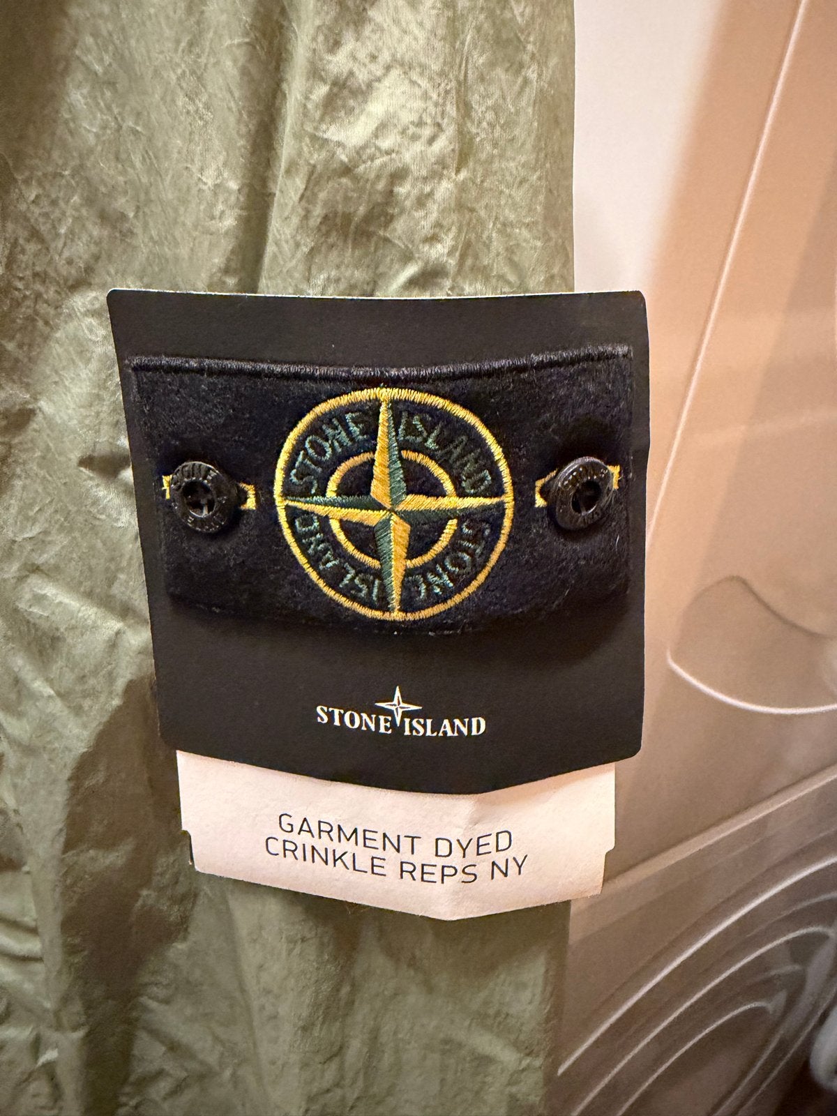 Stone Island Crinkle Reps NY Jacket - XL, Kleding | Heren, Ophalen, Nieuw, Maat 56/58 (XL), Groen