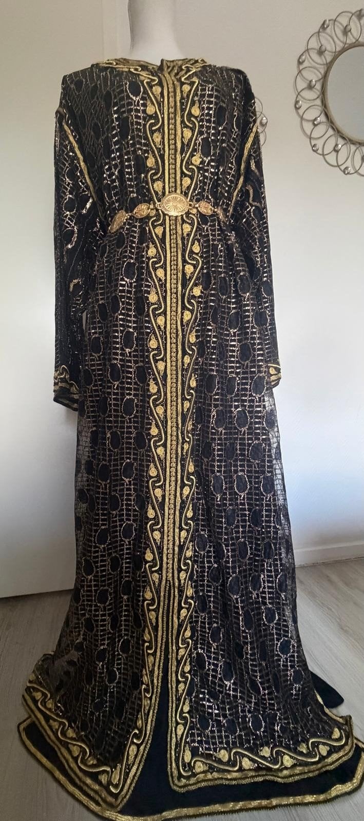 Prachtige Marokkaanse Takchita - Maat M/L, Kleding | Dames, Overige typen, Zwart, Zo goed als nieuw, Ophalen