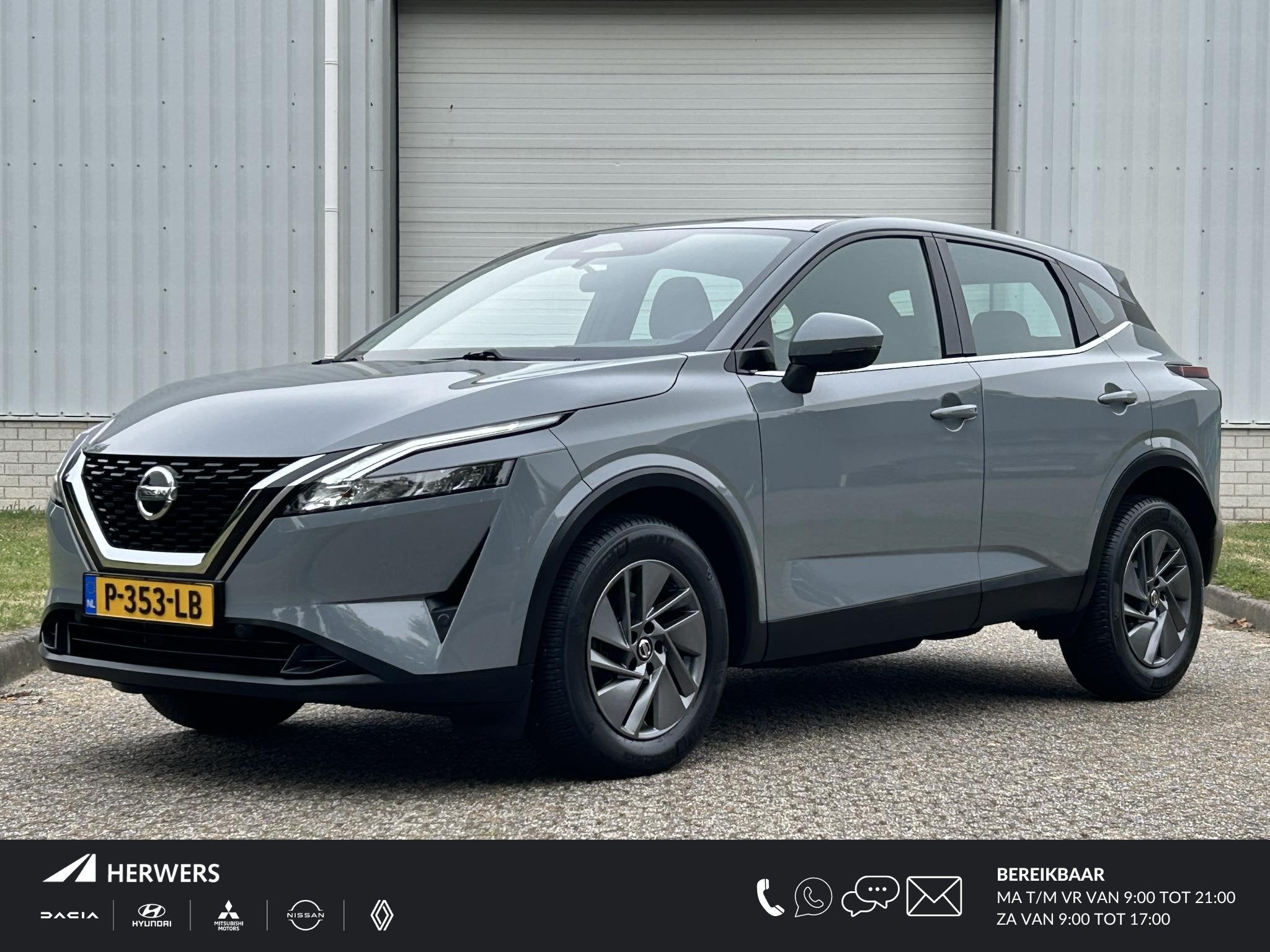 Nissan Qashqai 1.3 MHEV Business Access / Trekhaak / 360 gra, Auto's, Nissan, Voorwielaandrijving, 1304 kg, Stof, Gebruikt