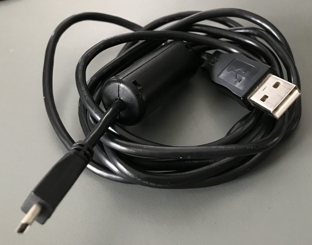 USB kabeltje USB-A naar klein plugje {4520}, Ophalen of Verzenden, Gebruikt