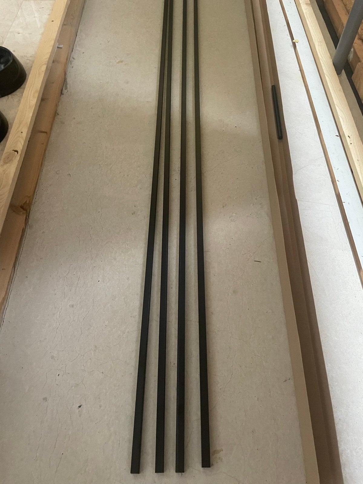 Zwarte kunststof DTS-glaslatten nieuw, Kunststof, Nieuw, Ophalen of Verzenden, Buitendeur