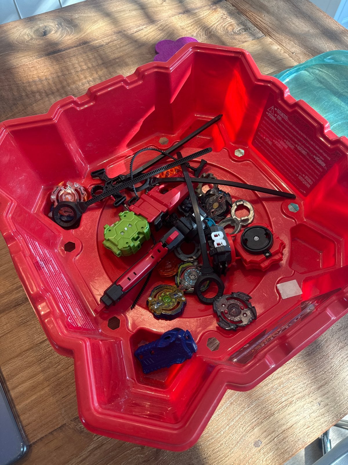 Beyblade Burst Stadion met Beyblades en Starters, Ophalen of Verzenden, Gebruikt, Jongen of Meisje