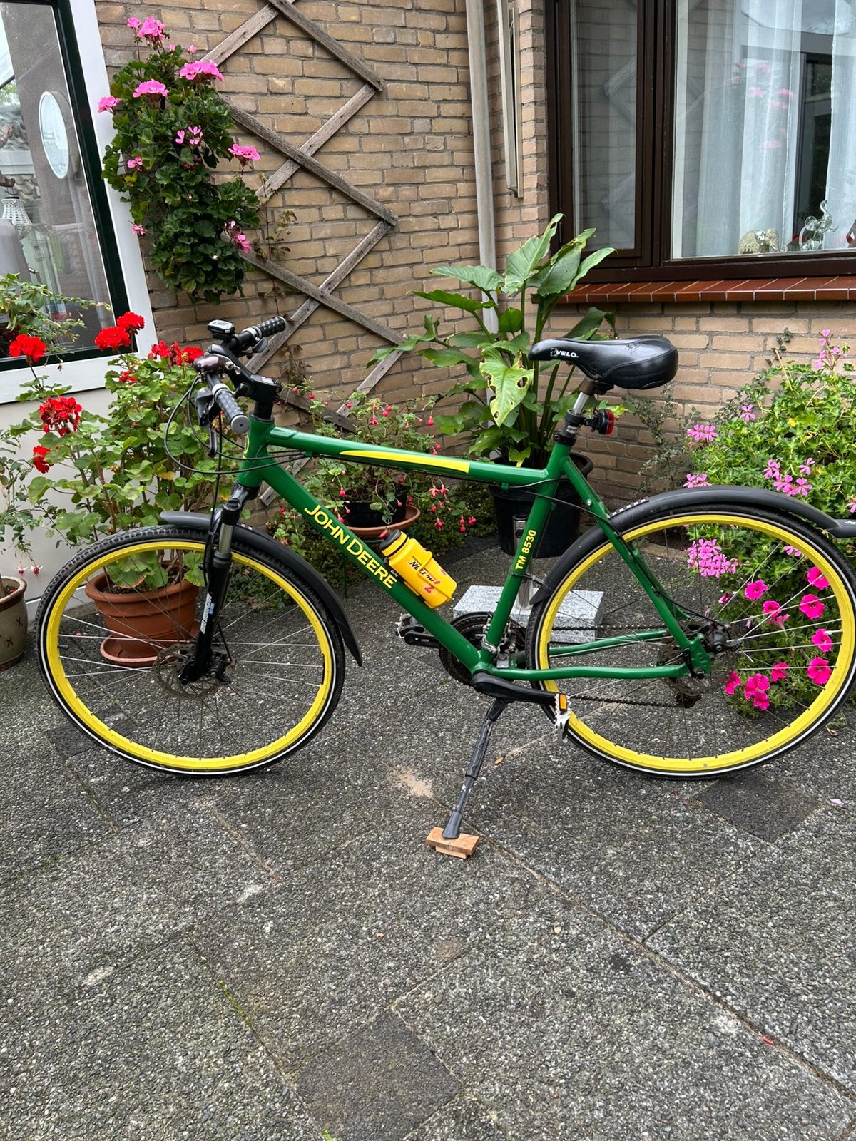 Unieke oersterke JOHN DEERE city bike. Collectors item!, Fietsen en Brommers, Ophalen, Zo goed als nieuw, Staal, 24 inch of meer