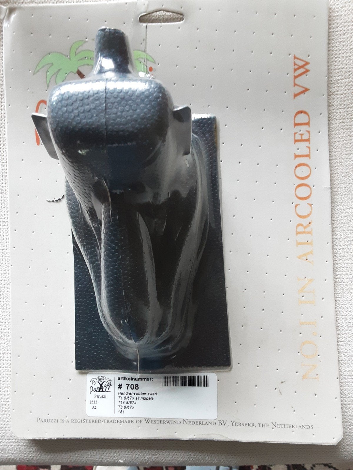HANDREMRUBBER IN ZWART voor VW kever, Ophalen of Verzenden