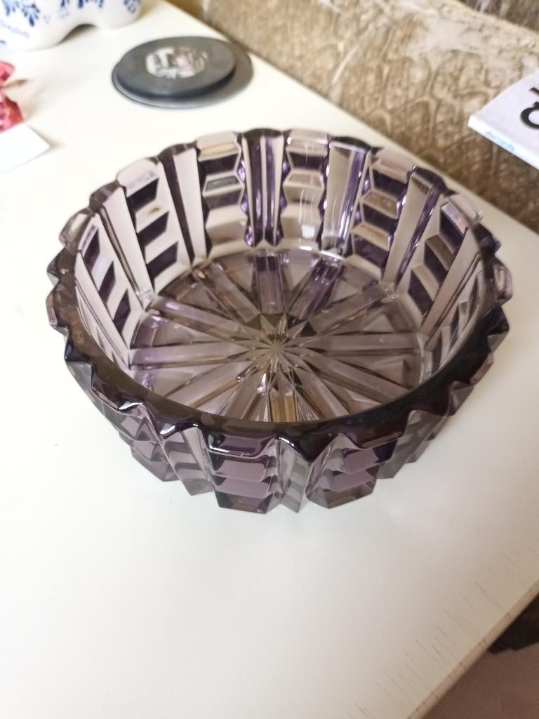 Art Deco glazen schaal (voorheen Bonbonnière met deksel), Antiek en Kunst, Ophalen of Verzenden