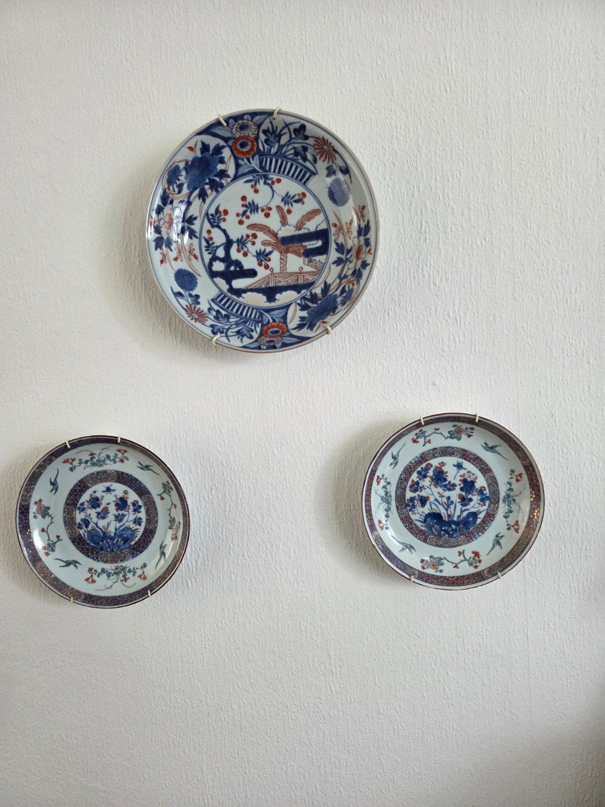 Antieke Chinese Theehuisborden (Set van 3), Ophalen