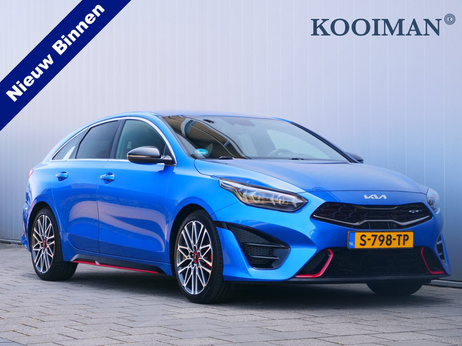 Kia ProCeed 1.6 T-GDi GT Automaat 204 Pk Navi / DAB / Apple, 15 km/l, Gebruikt, Blauw, Adaptive Cruise Control