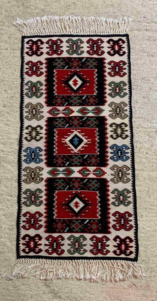 Kelim traditionele patronen en kleuren 97/49 cm, Minder dan 50 cm, Gebruikt, 50 tot 100 cm, Etten-Leur