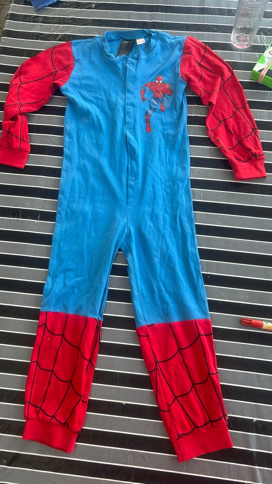 Spiderman Onesie H&M Maat 110/116, Ophalen of Verzenden, Zo goed als nieuw, Jongen