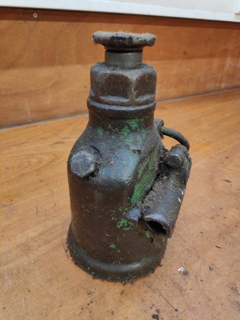 Antieke Dunlop No. 36A autokrik oldtimer, Auto diversen, Krikken, Garagekrik, Hydraulisch, Ophalen of Verzenden