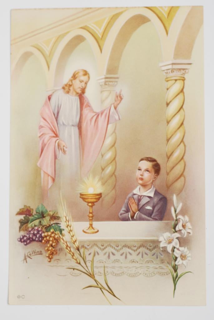 De eerste heilige communie devotieprent, Verzenden