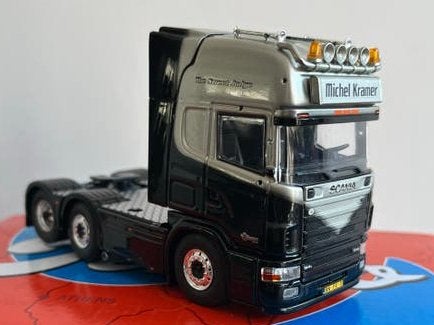Tekno Scania 164 V8 M. Kramer ! B keuze, Ophalen of Verzenden, Zo goed als nieuw, Bus of Vrachtwagen, Overige merken