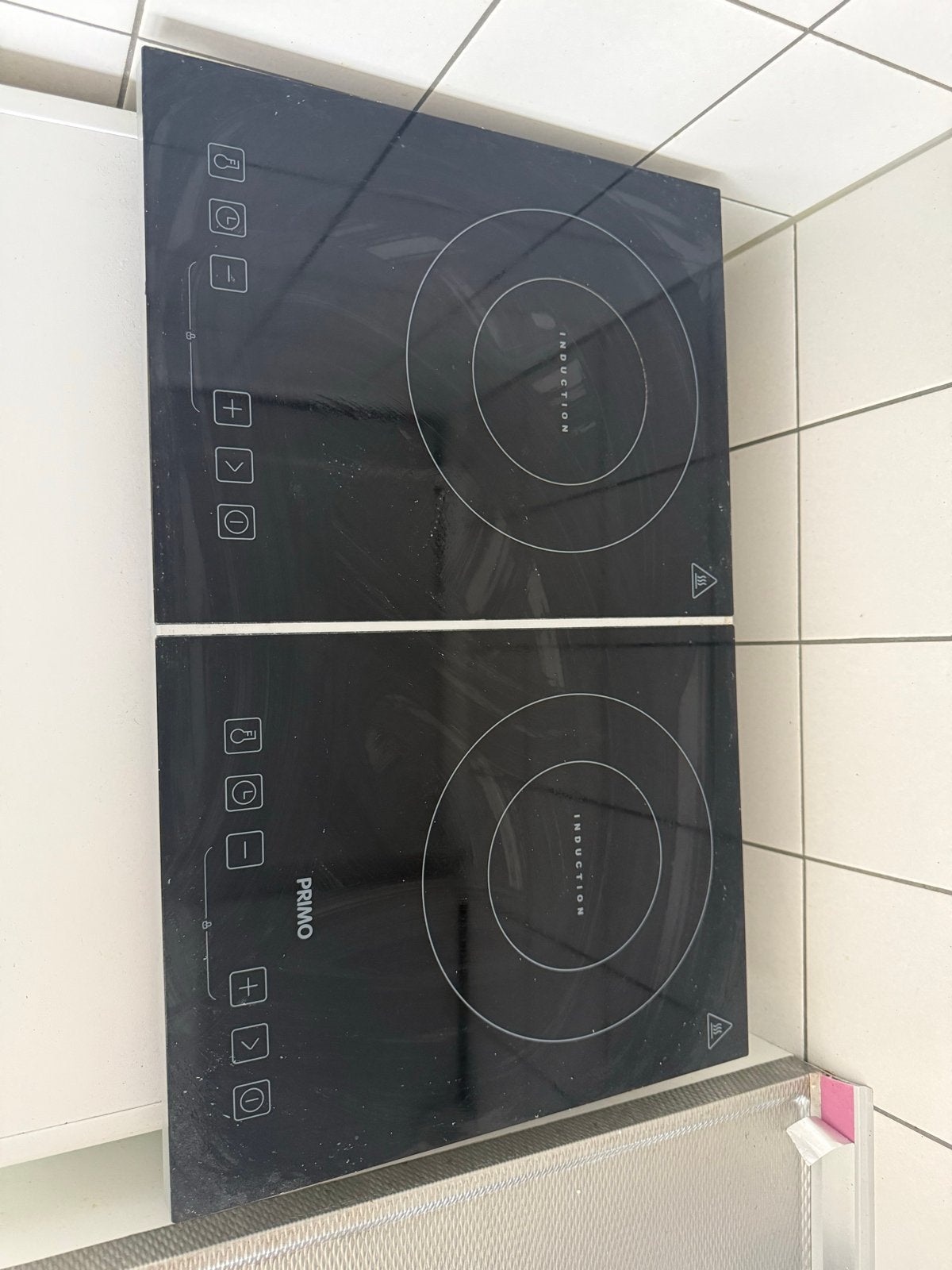 Primo Inductiekookplaat - Zo goed als nieuw, Ophalen, 4 kookzones, Zo goed als nieuw, Inbouw