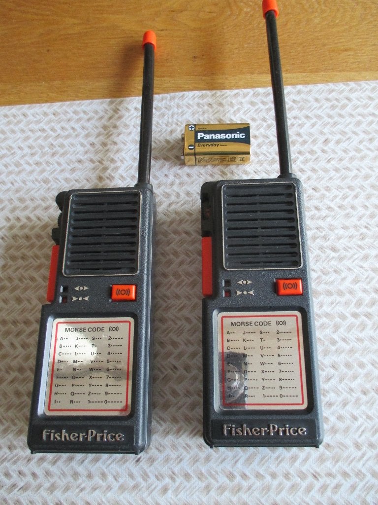 Fisher Price portofoonset jaren 80, Ophalen of Verzenden, Gebruikt