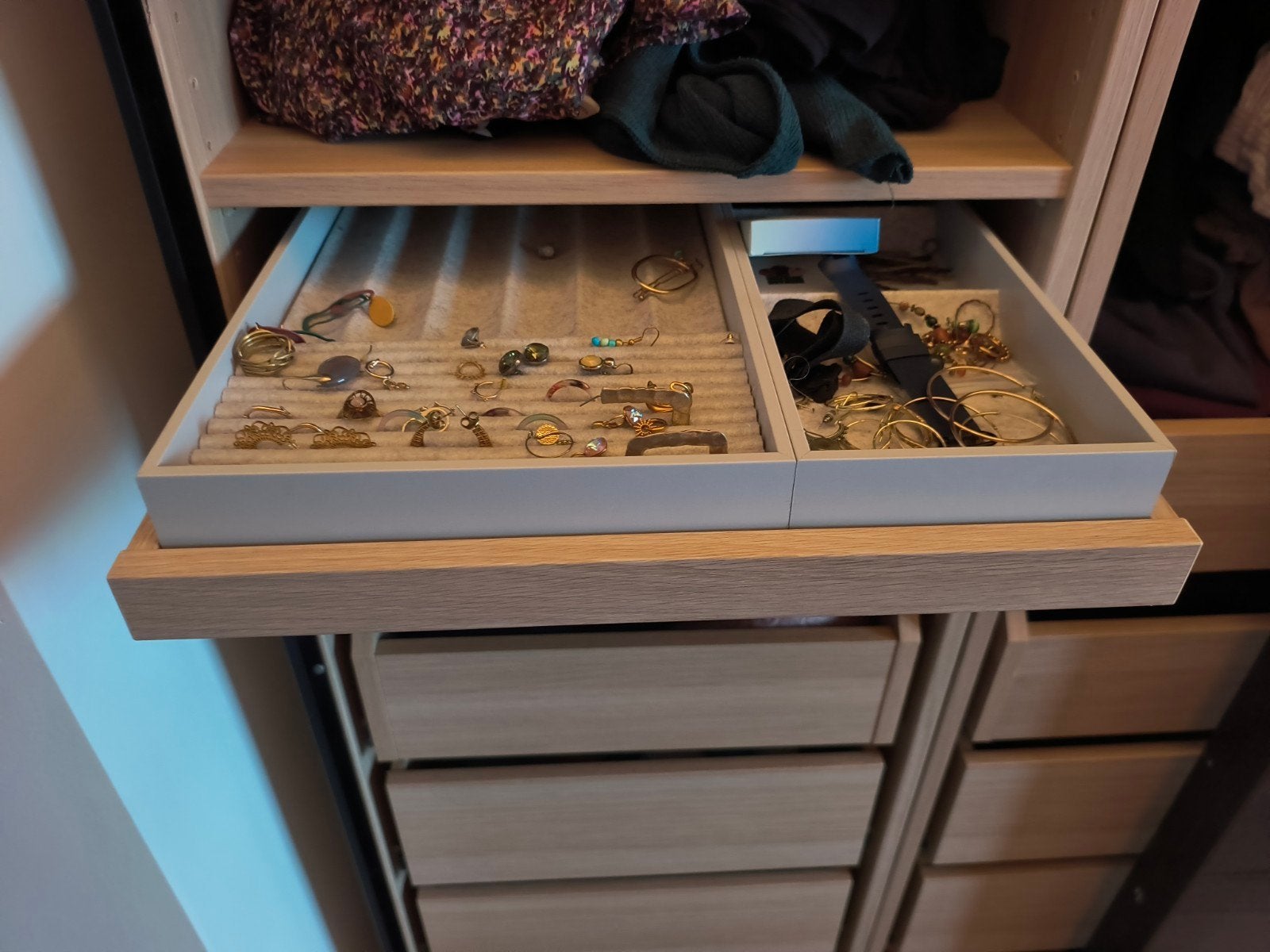 PAX KOMPLEMENT Uittrekbare plank voor sieraden 50x58cm, Ophalen of Verzenden, Zo goed als nieuw