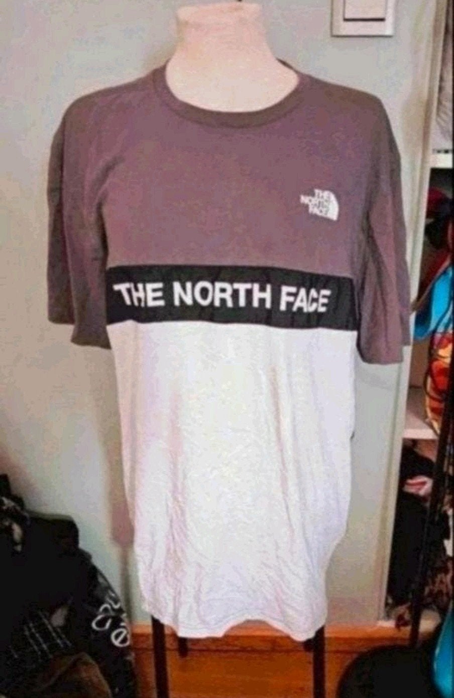 The North Face t-shirt, Maat 56/58 (XL), Ophalen of Verzenden, Zo goed als nieuw, Grijs