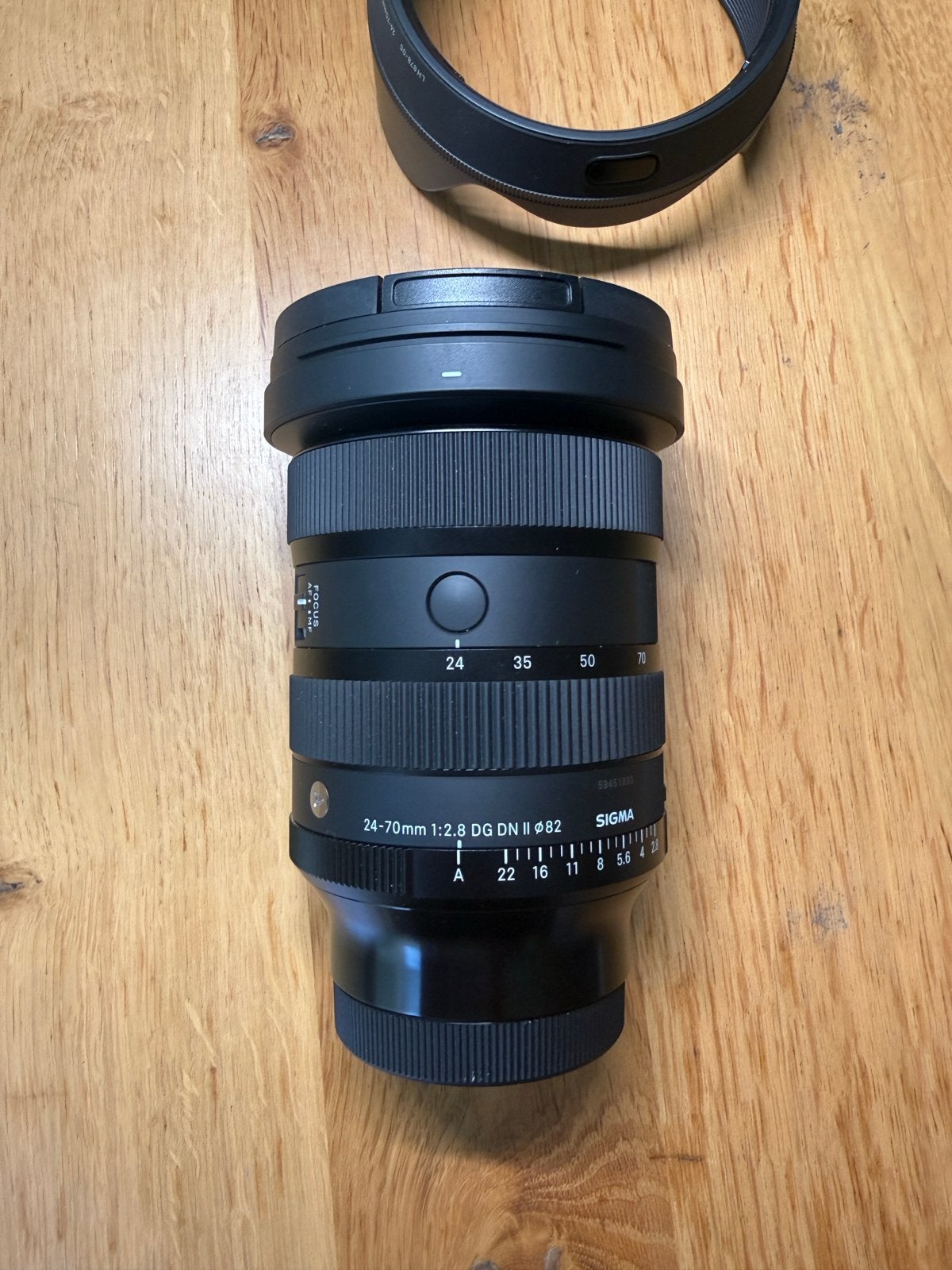Sigma 24-70mm f/2.8 DG DN II Art lens E-Mount, Audio, Tv en Foto, Gebruikt, Sigma, L-mount, Autofocus