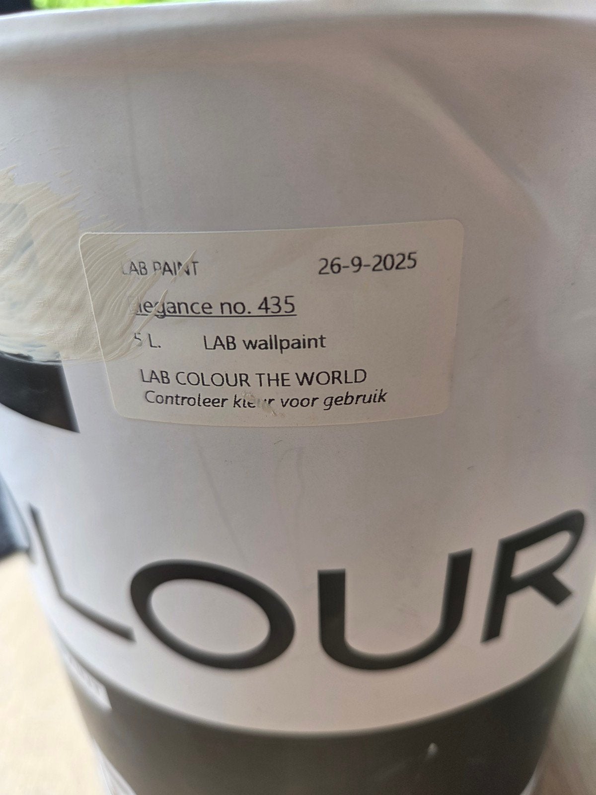 LAB Wallpaint Elegance No. 435 - 4 liter, Ophalen of Verzenden