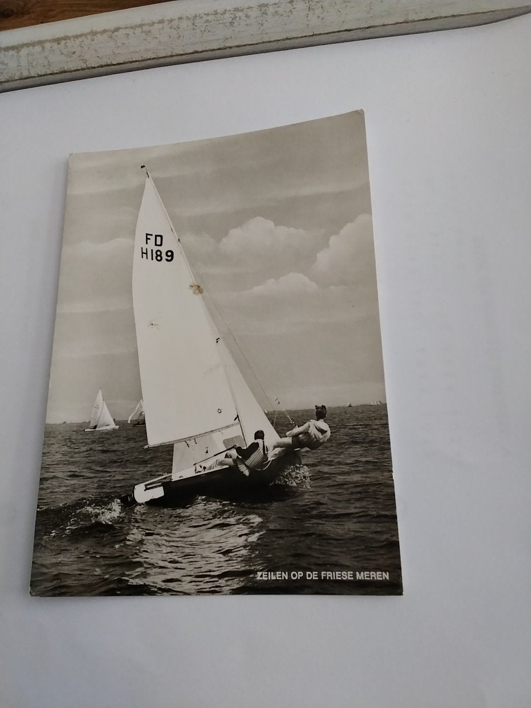 Zeilen op de Friese Meren (Flying Dutchman), Ophalen of Verzenden, 1960 tot 1980, Gelopen, Friesland