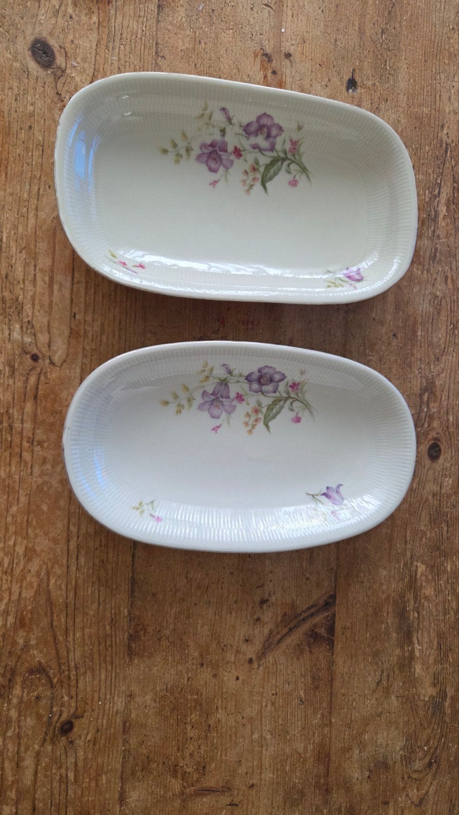 3 vintage schaaltjes met bloemmotief Bavaria en Spenzo, Ophalen of Verzenden