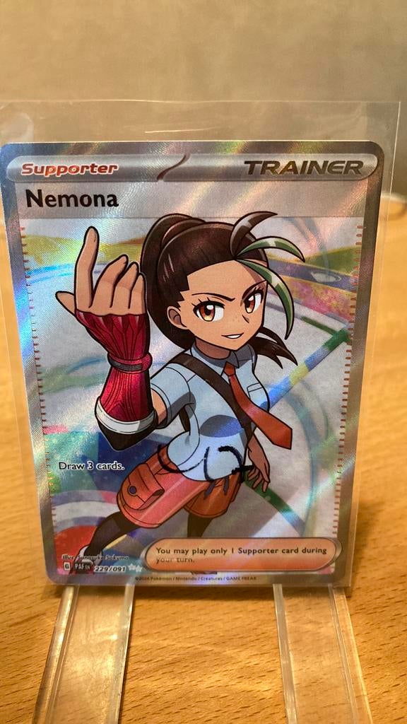 Pokemon Trainer Nemona 239/91 Paldean Fates 4,00 euro, Ophalen of Verzenden, Zo goed als nieuw