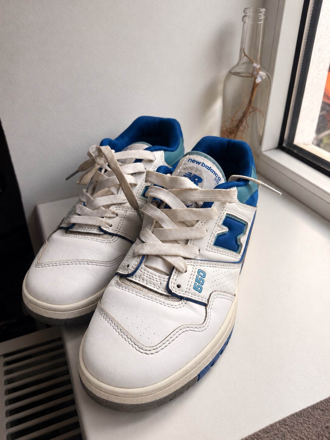 New Balance 550 sneakers - Maat 40.5 - Goede staat, Kleding | Heren, Ophalen of Verzenden, Gedragen, Wit, Sneakers of Gympen