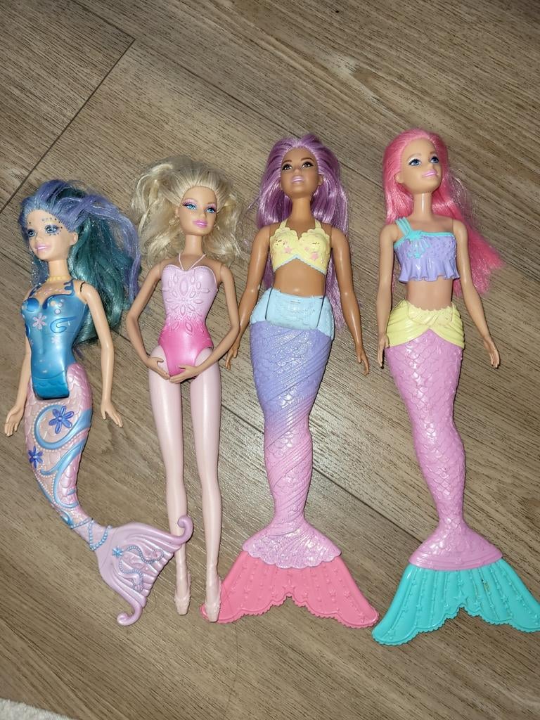 Zeemeermin barbie's, Ophalen, Gebruikt, Barbie