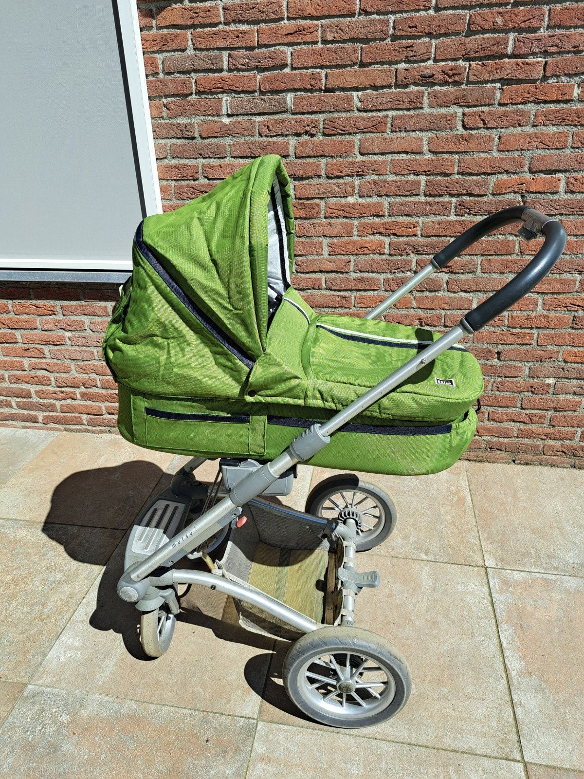 Mutsy kinderwagen compleet met reiswieg en Maxi-Cosi, Ophalen, Gebruikt, Combiwagen, Met autostoeltje