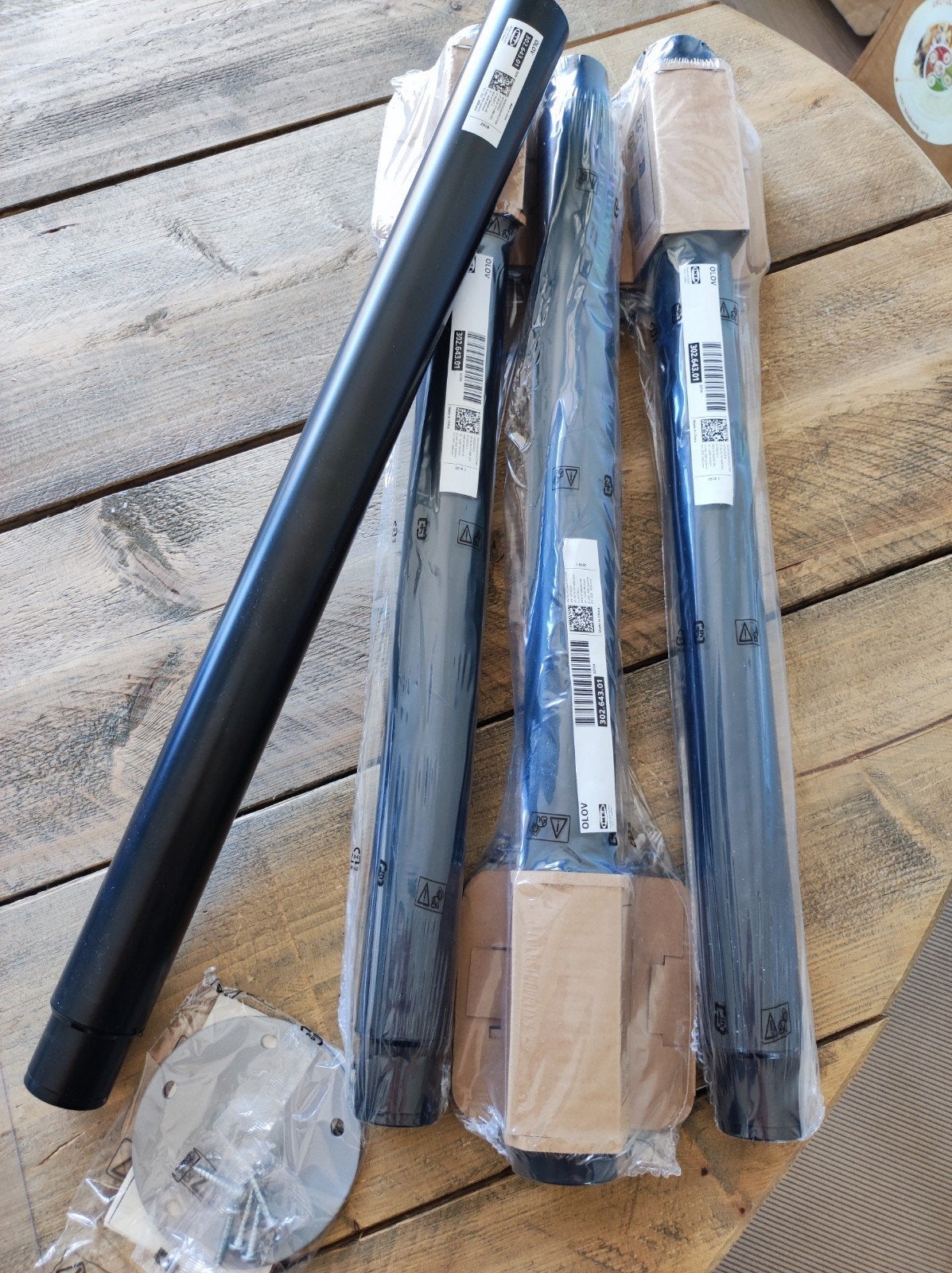 Ikea Olov Tafelpoot - Nieuw, Verstelbaar (60-90cm), Ophalen