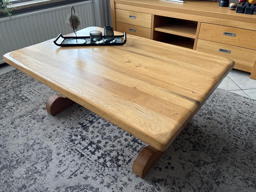 Massief eiken salontafel - 80 x 120 cm, Ophalen