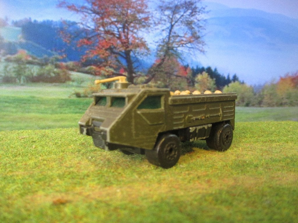 Personnel Carrier - Matchbox SF54 1976-1979 black wheels #2, Hobby en Vrije tijd, Modelauto's | Overige schalen, Ophalen of Verzenden