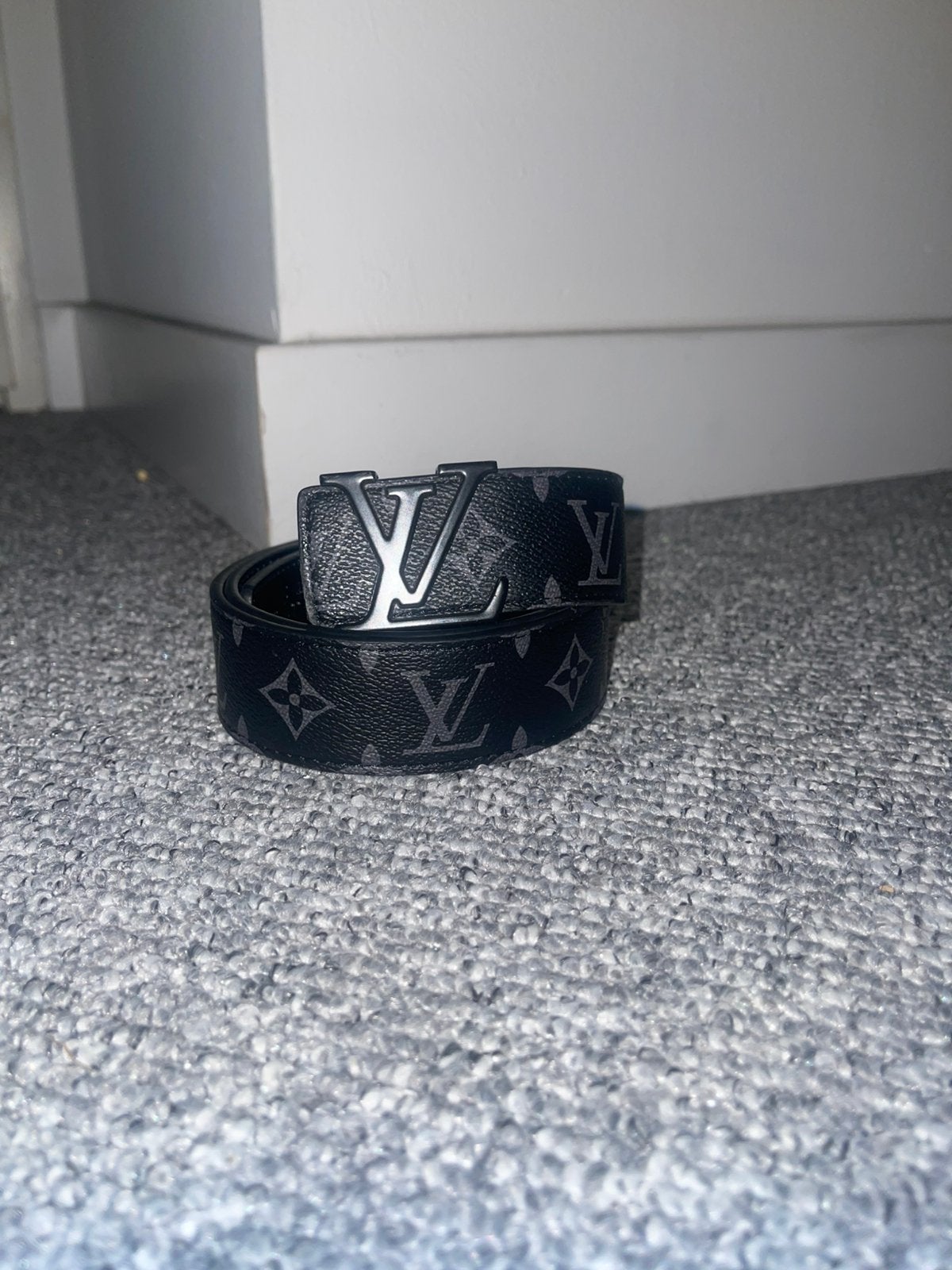 Zwarte riem, Kleding | Heren, 95 tot 105 cm, Verzenden, Zo goed als nieuw, Riem of Ceintuur