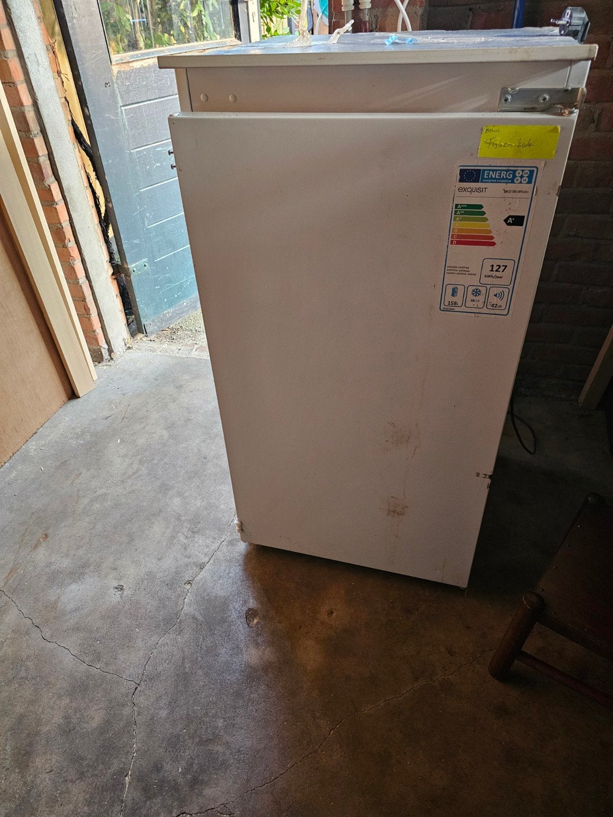 Exquisit Koelkast - Compact en Energiezuinig, 100 tot 150 liter, 45 tot 60 cm, Ophalen, 85 tot 120 cm