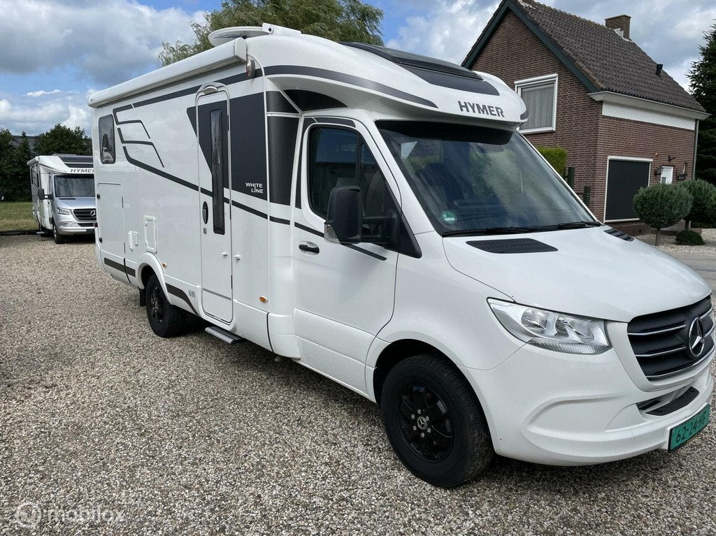 Hymer Mercedes B-MCT 600 White-Line Automaat Enkele bedden, Caravans en Kamperen, Campers, Automaat, 7 tot 8 meter, Bedrijf, Diesel