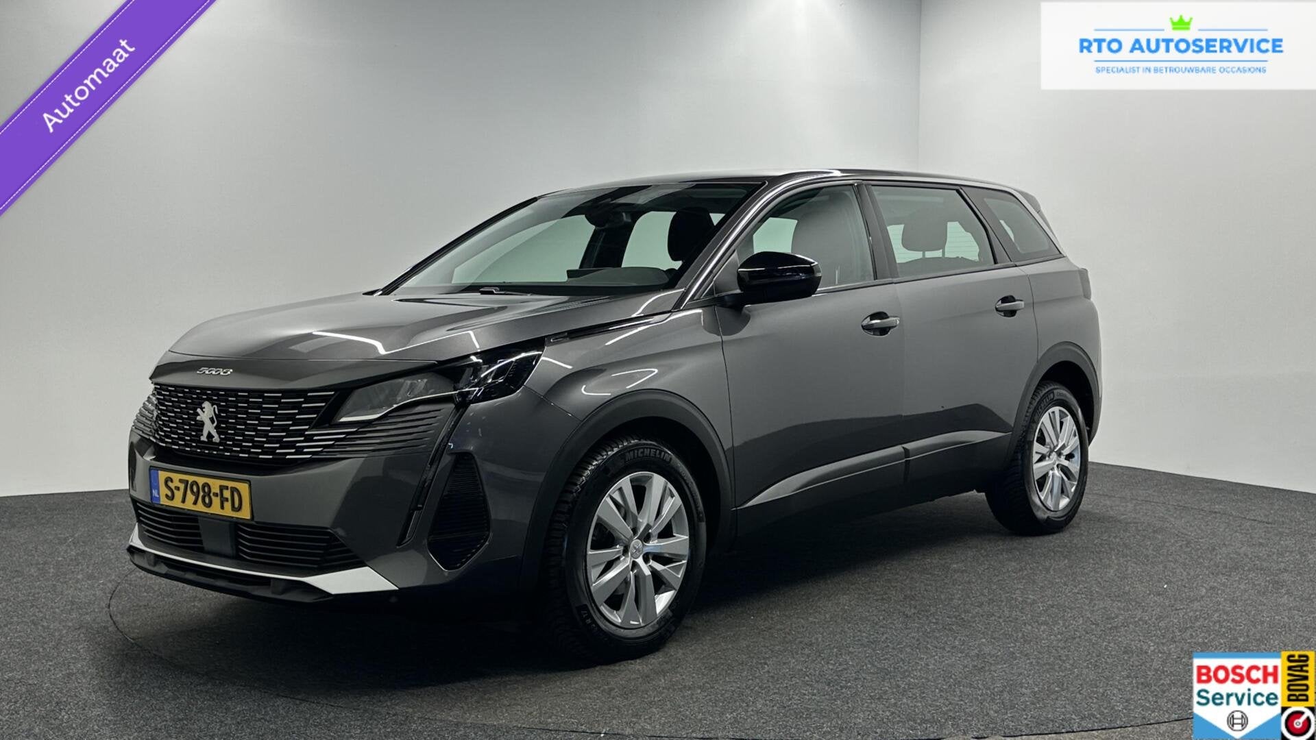 Peugeot 5008 1.2 PureTech Active Pack Business CAMERA NAVI E, Gebruikt, 1199 cc, Met garantie (alle), 7 stoelen