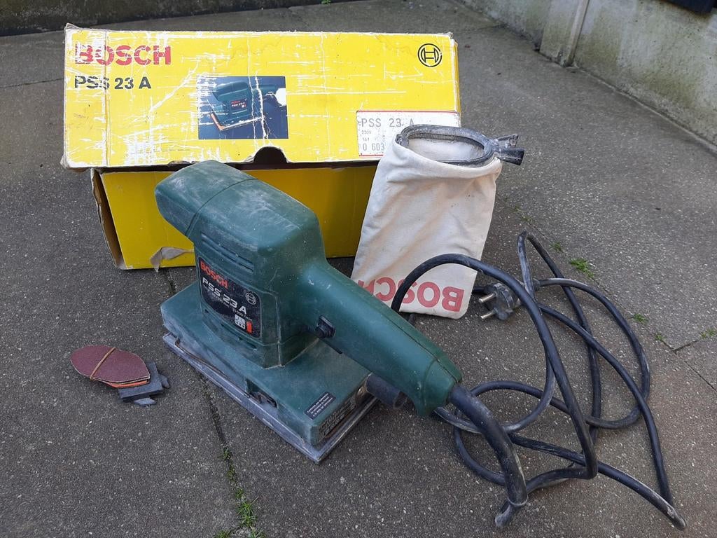 Schuurmachine, Doe-het-zelf en Verbouw, Gereedschap | Schuurmachines, Ophalen, Gebruikt, Minder dan 600 watt, Vlakschuurmachine