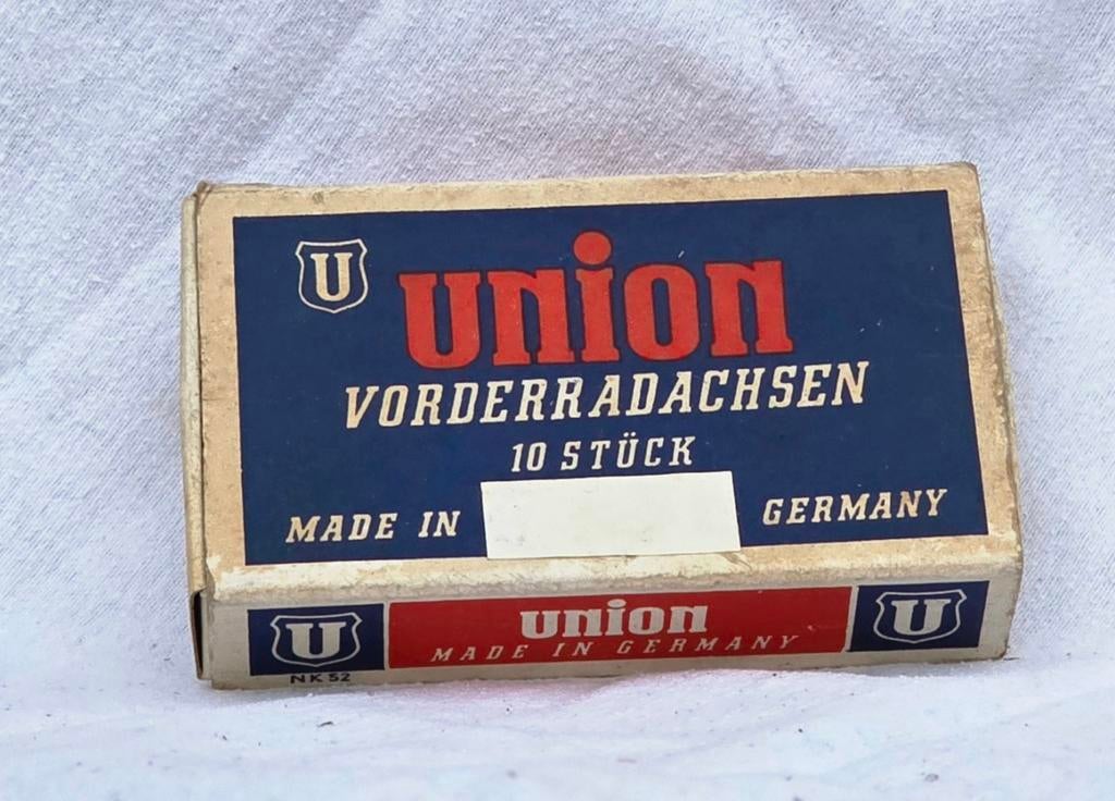 Union oldtimer antieke Vintage doosje fiets bromfiets, Fietsen en Brommers, Ophalen of Verzenden