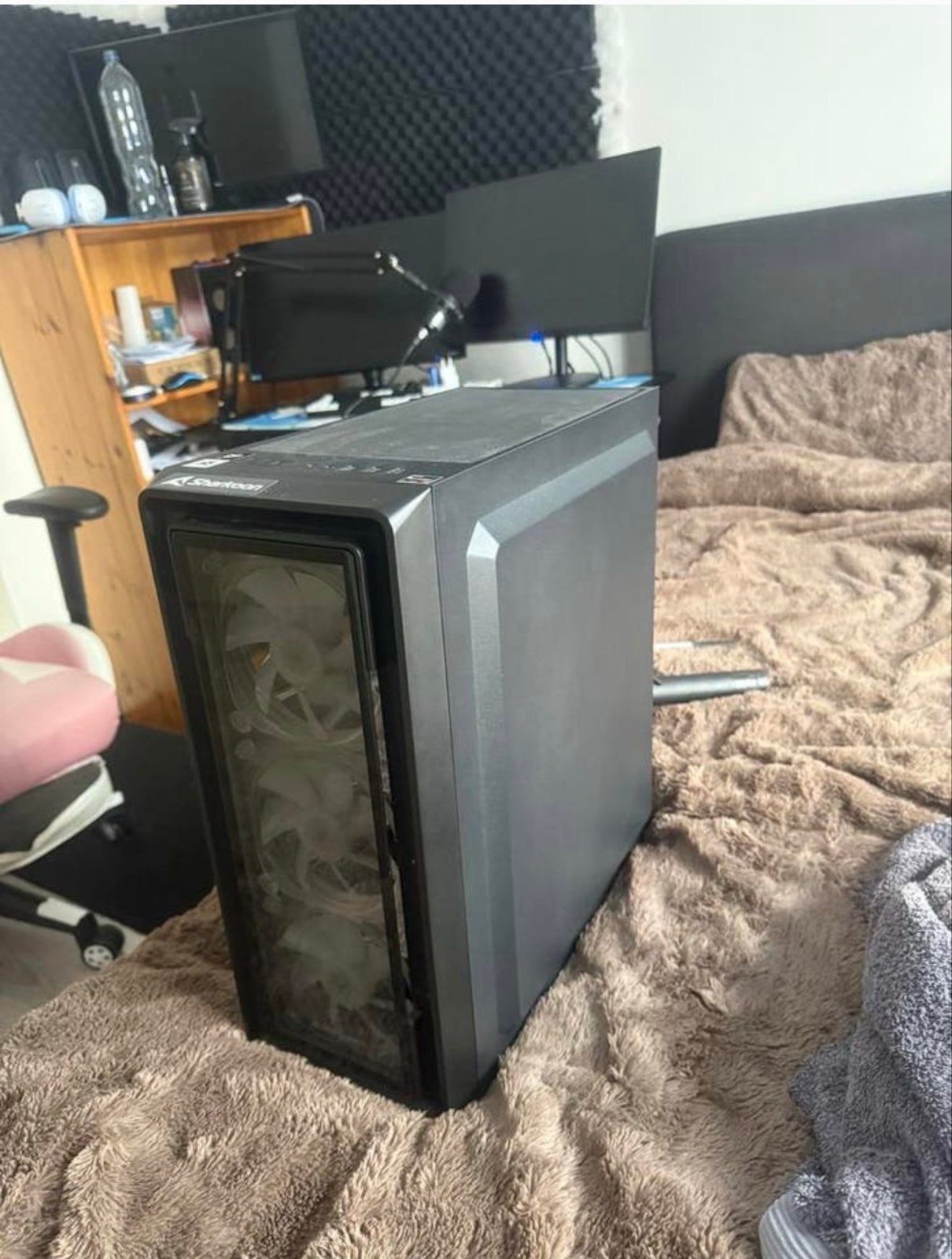 Gaming PC met Sharkoon behuizing en RGB fans, Ophalen, Gebruikt, Gaming, SSD