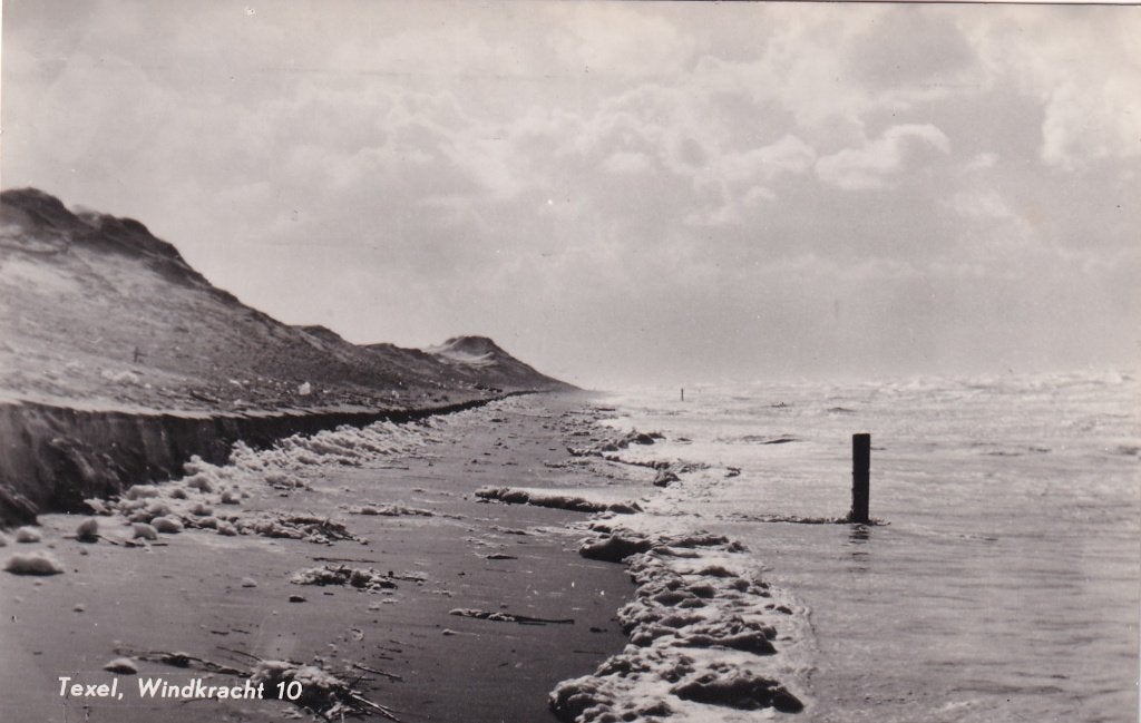 Texel  windkracht 10, Verzenden, 1960 tot 1980, Gelopen, Waddeneilanden