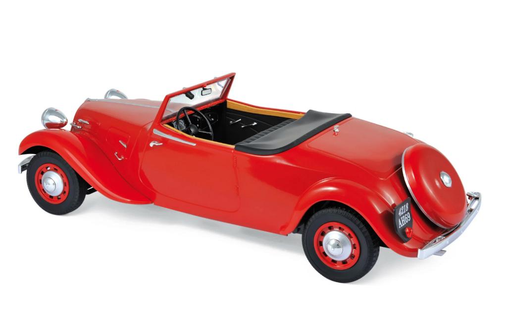 Citroen Traction Cabrio 11B 1939 1/18 LIM. ED NOREV 181442, Hobby en Vrije tijd, Modelauto's | 1:18, Verzenden, Nieuw, Auto, Norev