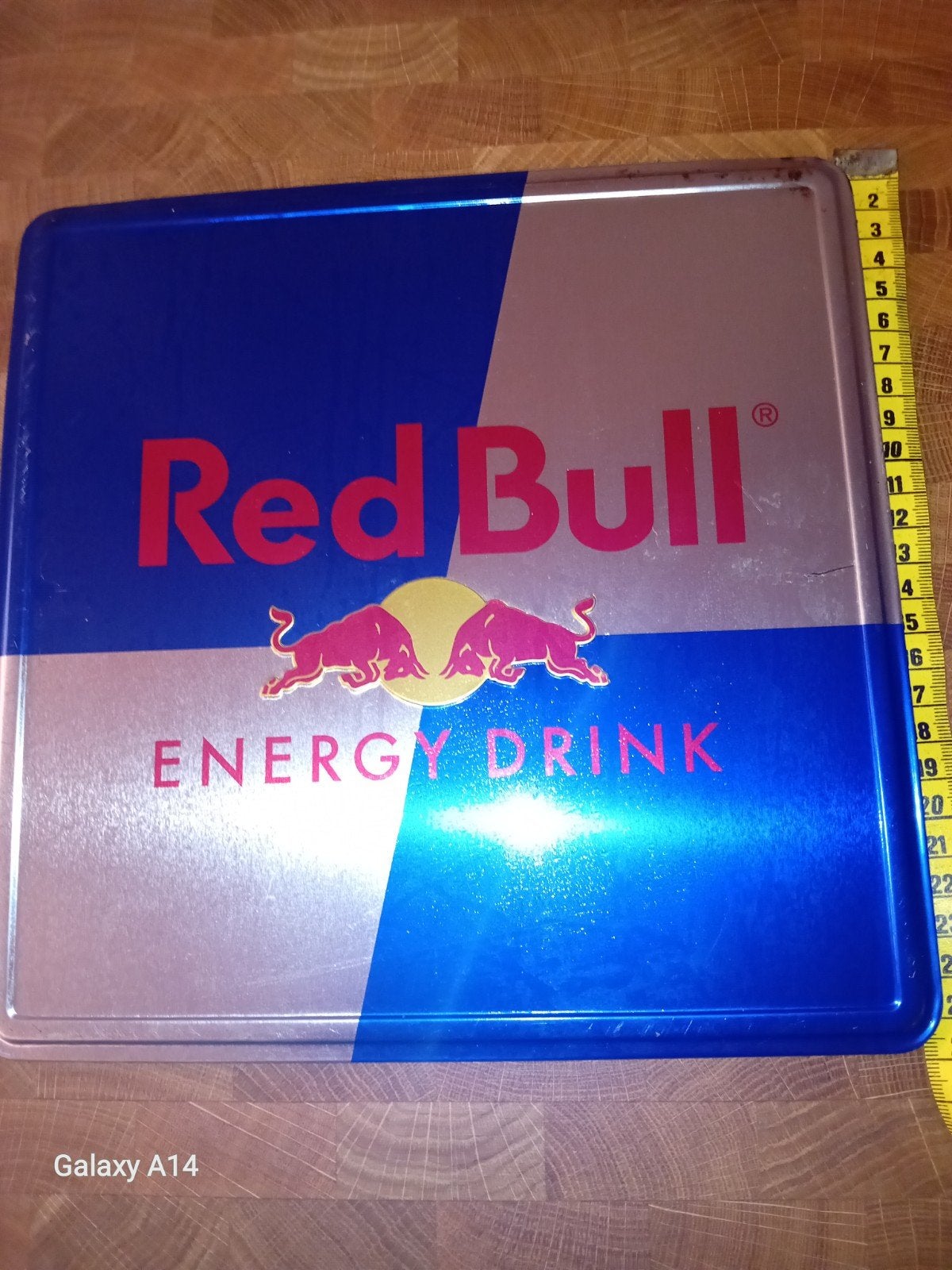 Metalen Red Bull Reclamebord - Uniek Verzamelobject, Verzamelen, Merken en Reclamevoorwerpen, Ophalen of Verzenden, Gebruikt, Reclamebord