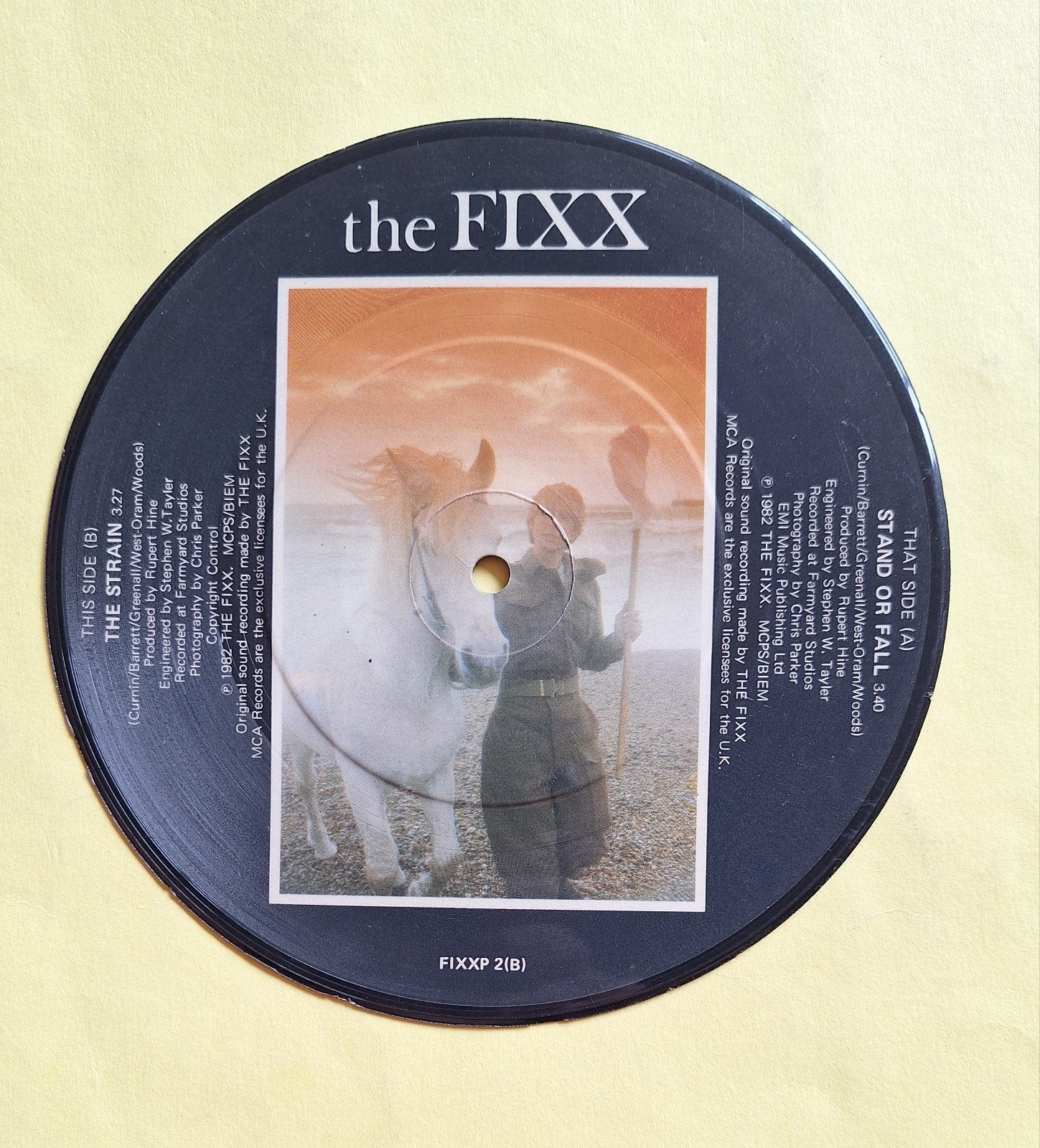 The Fixx - Stand or Fall / The Strain (Picture Disc), Gebruikt, Picture disc, New wave, 7 inch