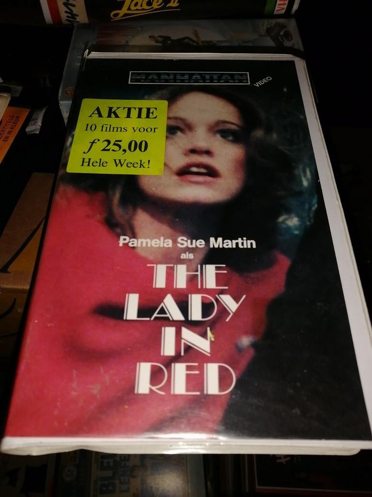 Betamax ex-rental - The Lady In Red, Vanaf 16 jaar, Ophalen of Verzenden, Gebruikt, Horror