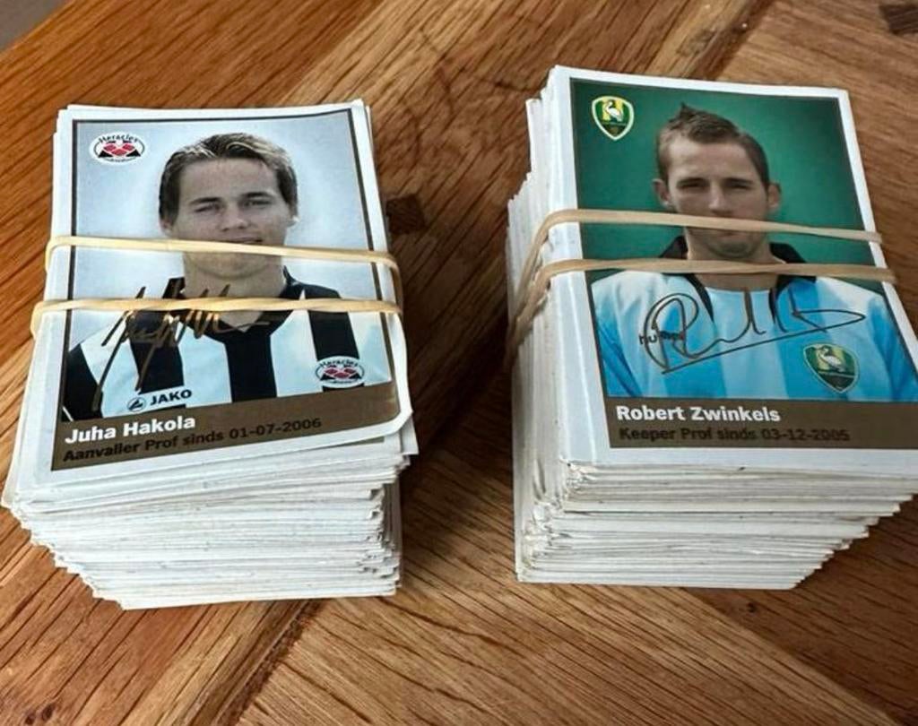+/-  400 Voetbal plaatjes AH Spaar ze Allemaal, Verzamelen, Ophalen of Verzenden, Poster, Plaatje of Sticker