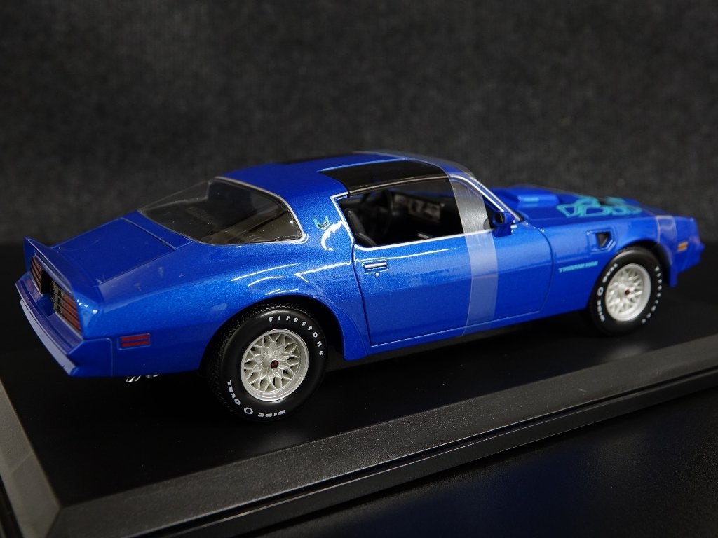 Maisto 1:18 1978 Pontiac Firebird Trans Am metallic blauw, Maisto, Auto, Nieuw, Ophalen of Verzenden