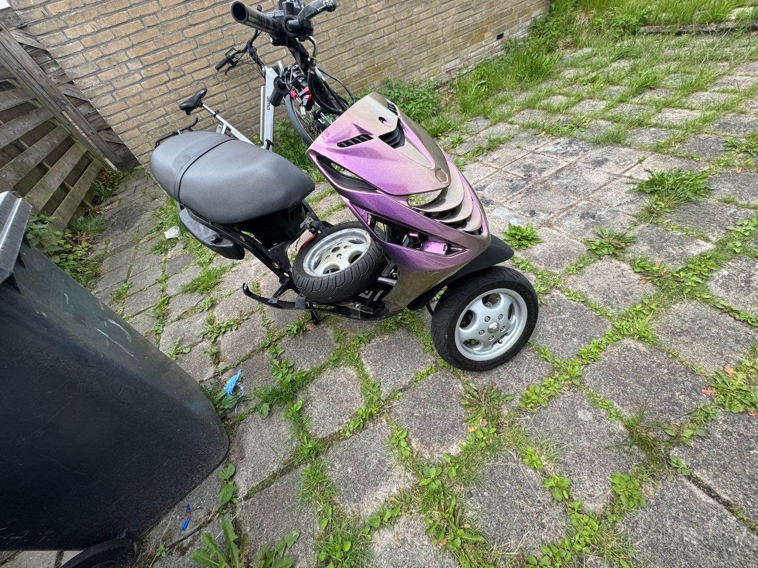 Zip frame 2005 Bromkenteken met swingarm, Ophalen, Piaggio