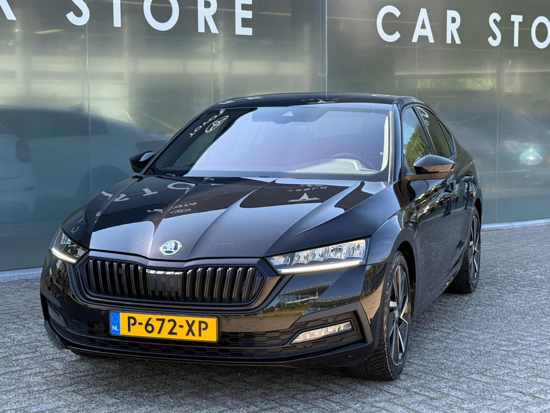 Skoda Octavia 1.0 TSI DSG 110pk SPORT Navi|Clima|Stoelverw|A, Stof, Gebruikt, Origineel Nederlands, 3 cilinders