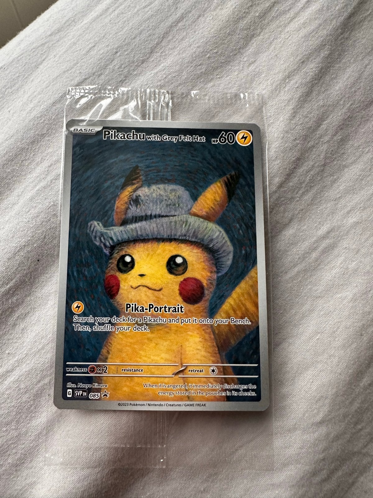 Pikachu Van Gogh/Grey Hat - PSA10 Potentie - Sealed, Ophalen, Nieuw, Losse kaart