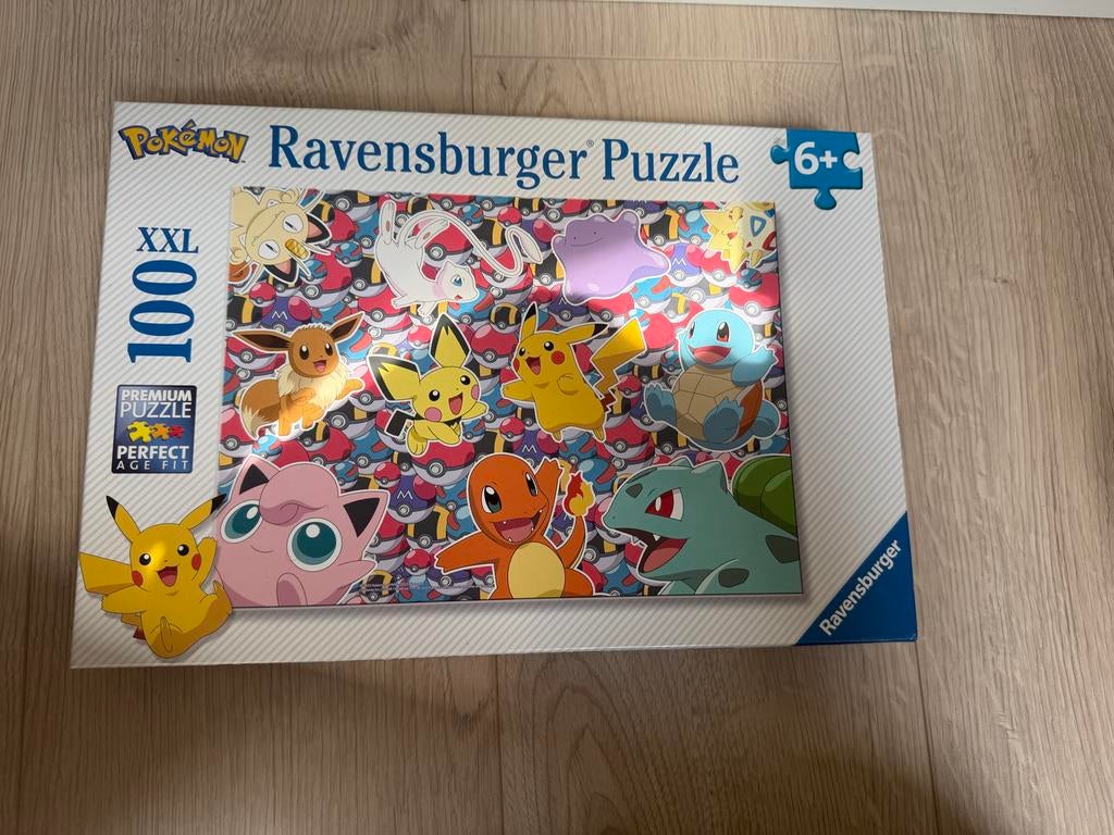 Ravensburger Pokémon XXL 100 stukjes puzzel 6+, Ophalen of Verzenden, Zo goed als nieuw, 6 jaar of ouder